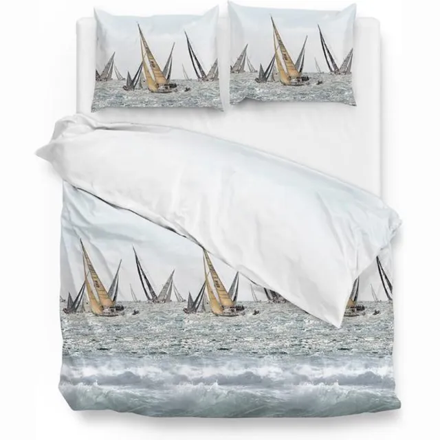 Zo! Home ZoHome Gunnar Dekbedovertrek - Eenpersoons - 140x200/220 cm - Blue