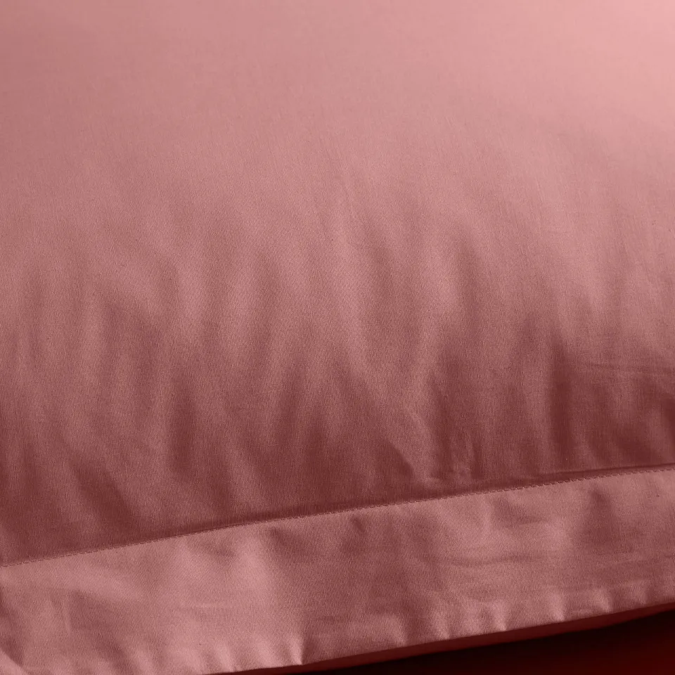 Studio LIVIT percale katoenen kussensloop 60x70 cm donkerroze, foto 5