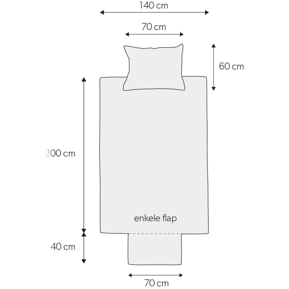NOUS Kids katoenen dekbedovertrek kinderbed (120x150 cm) multi, foto 5