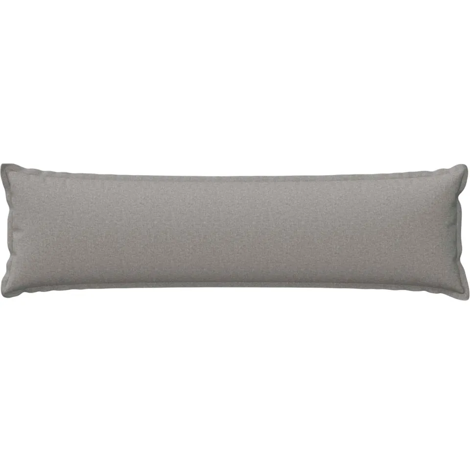 vidaXL Kussensloop 2 st HOUTEN Wolkengrijs 40 x 145 cm Faux Linnen grijs, foto 2