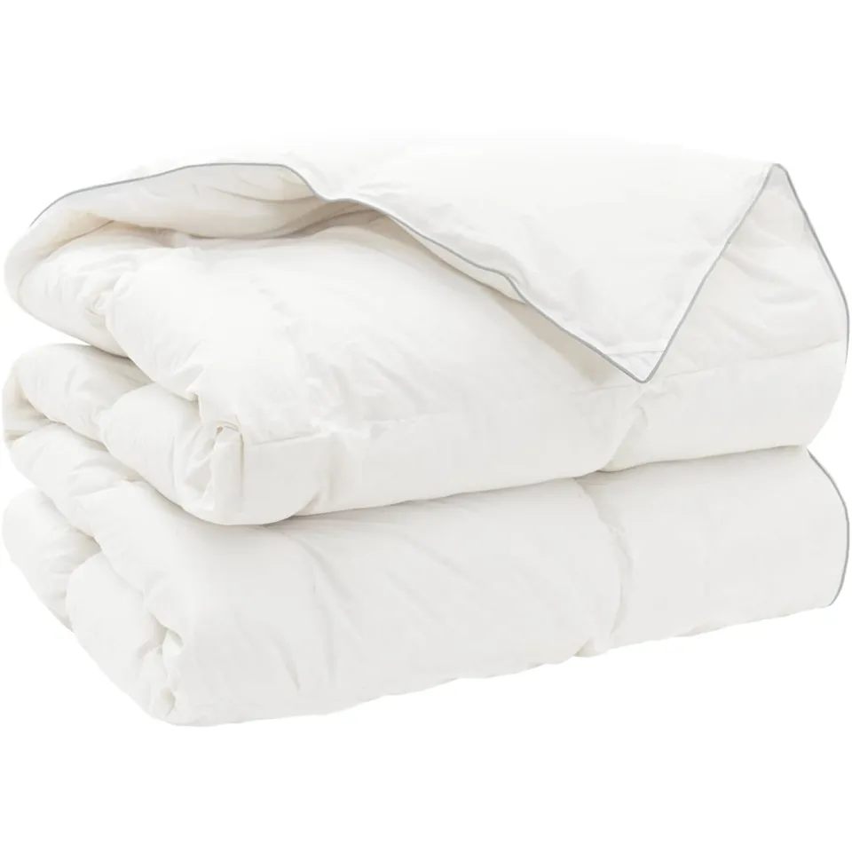 vidaXL Dekbed FULDA 200 x 220 cm 4 seizoenen 210 GSM 90% Gansendons wit, foto 3