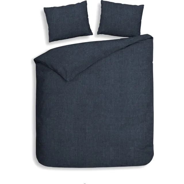 Heckettlane Heckett & Lane Flanel dekbedovertrek Franela (Blue Horizon)-240x200/220 cm