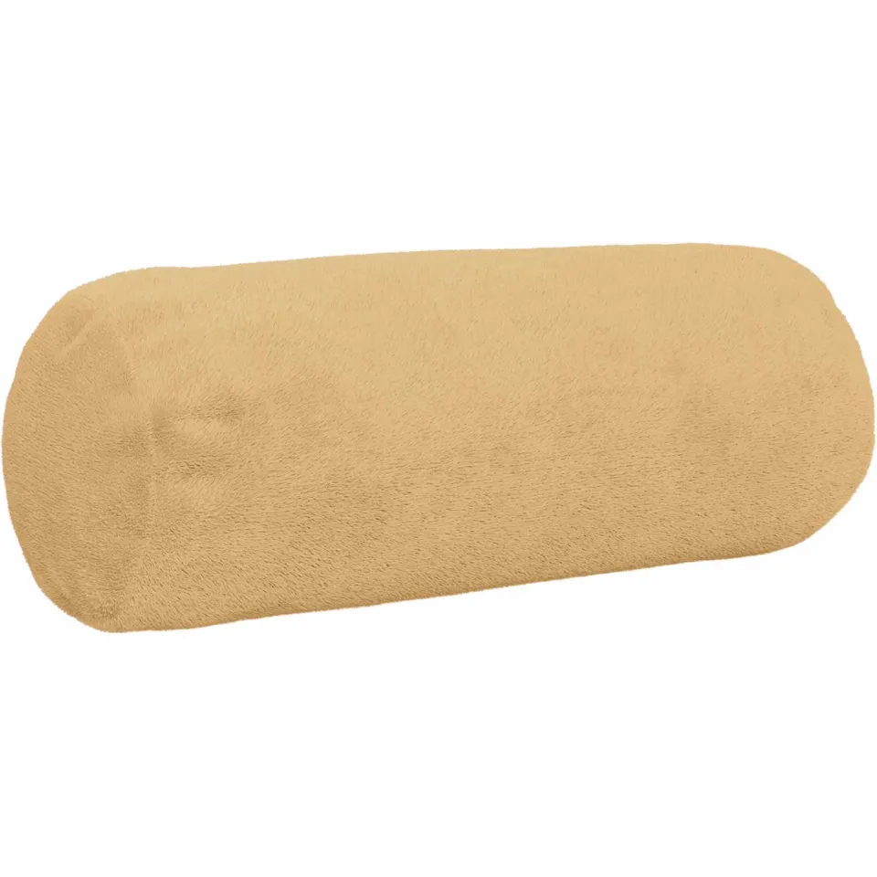 vidaXL Kussensloop 6 st HEERLEN Taupe Dia. 15 x 40 cm Flanel