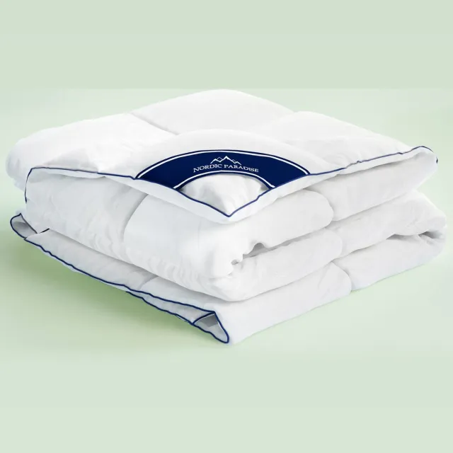 Nordic Paradise Lightweight Donzen Zomerdekbed - 90% Franse eendendons - 140x200 cm - Zomer Wit