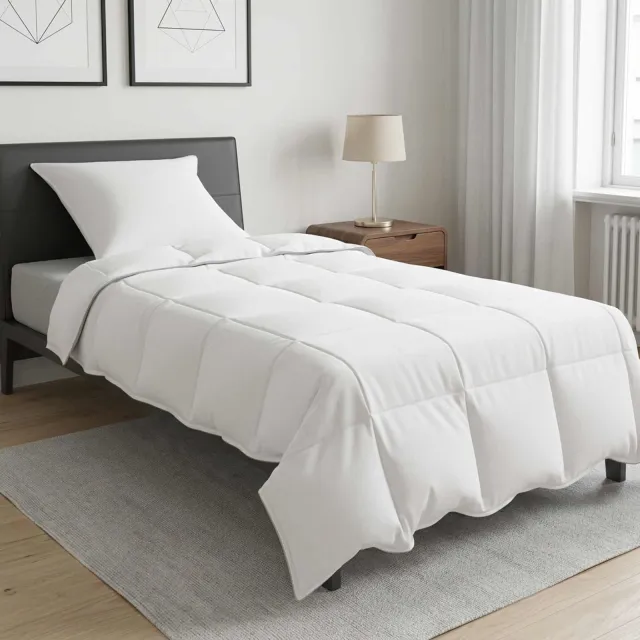 vidaXL Dekbedset 155 x 200 cm Winter Wit