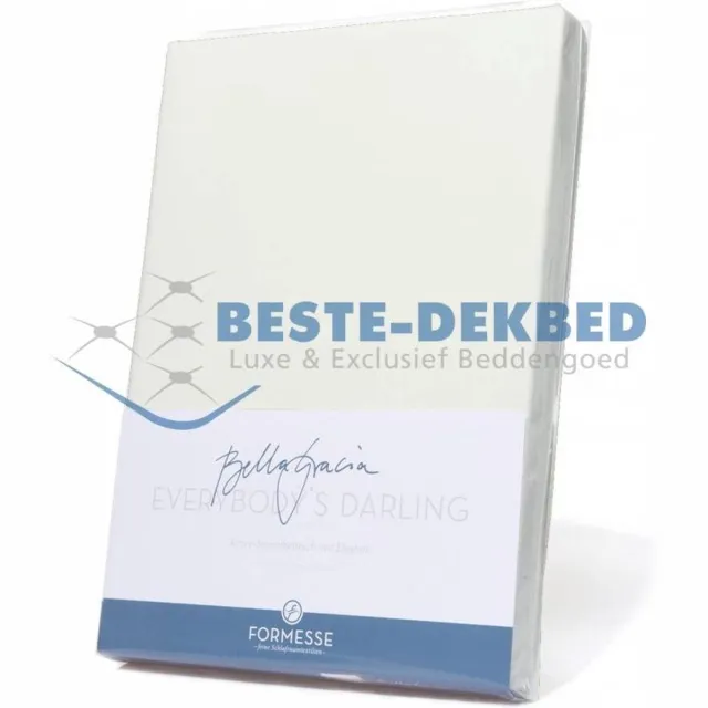 Formesse Bella Gracia Topper Hoeslaken 0114 Wolwit beige