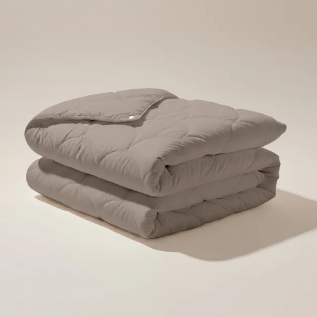 Dekbed-Discounter Zydante 4-Seizoenen Dekbed Zonder Overtrek 240 x 200 cm - Wasbaar dekbed - Wasbaar op 40 graden - Anti-allergisch - Taupe