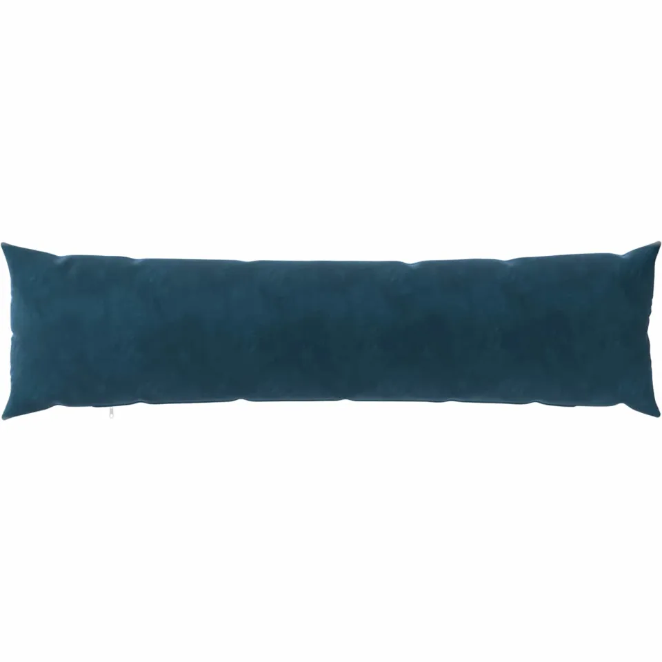 vidaXL Kussensloop HEERLEN Blauw 40 x 145 cm fluweel