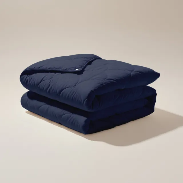 Zydante Eazzzy 4 Seizoen Dekbed - Dekbed Zonder Overtrek - 2 Delen - Donker Blauw / 200x140