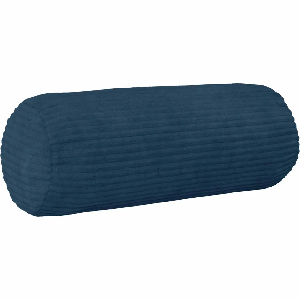 vidaXL Kussensloop 6 st HEERLEN Marineblauw Dia. 15 x 40 cm corduroy