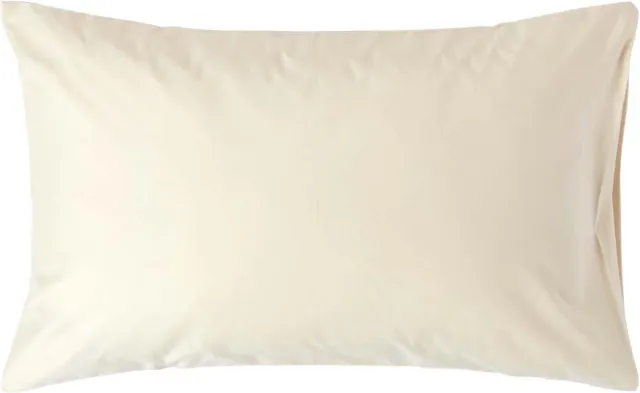 Homescapes Luxe Satijn Kussensloop 50x75 cm – Crème – 100% Egyptisch Katoen – Draaddichtheid 1000