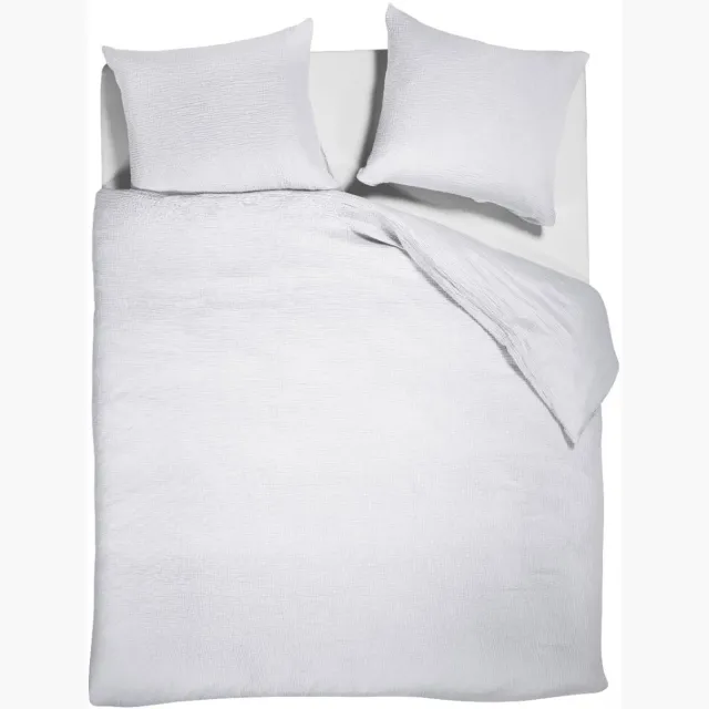 Linolux Dekbedovertrek Mousseline White 2 persoons