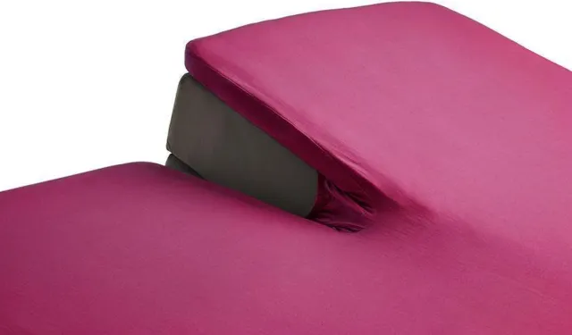 Beddinghouse Jersey Bamboo - Split-topper Hoeslaken - Tweepersoons - 140x200/220 cm - Roze Fuchsia