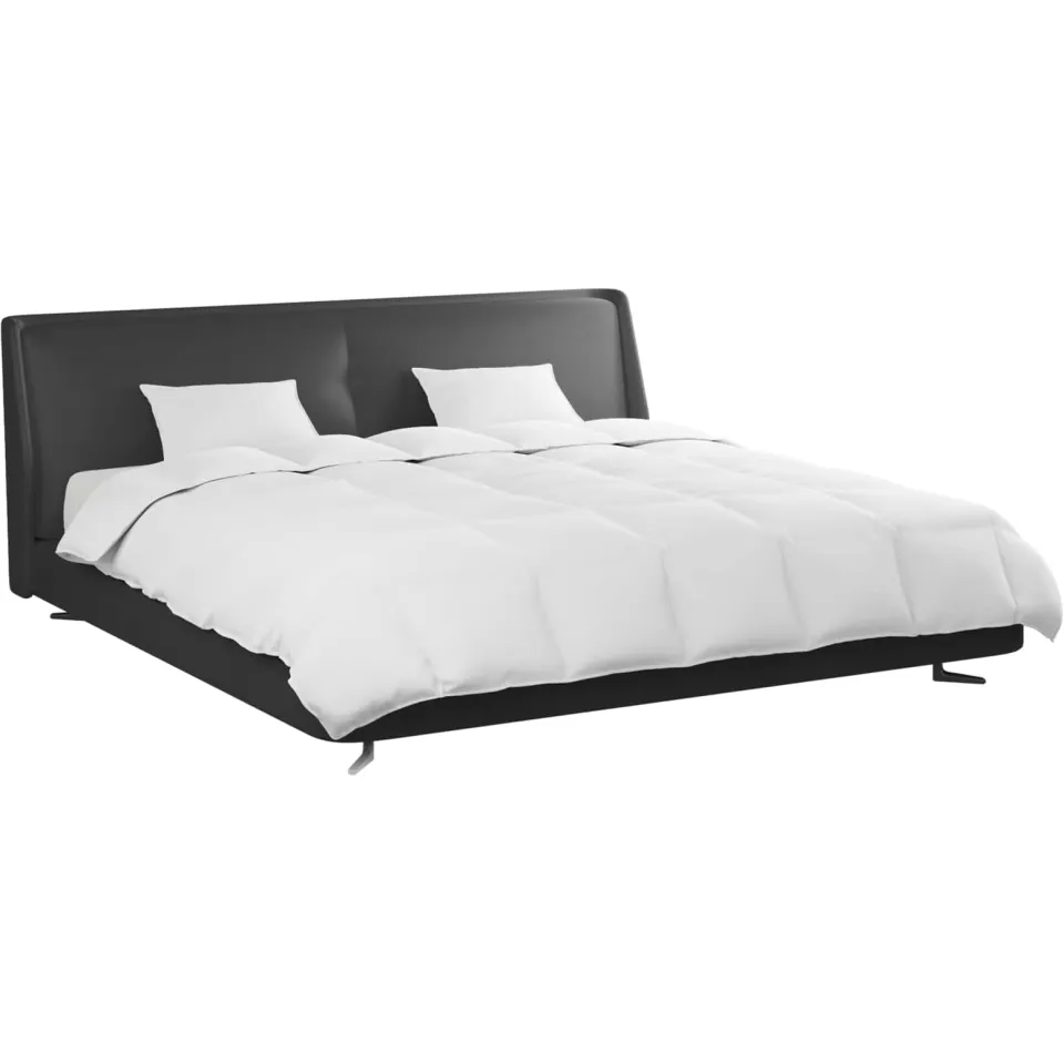 vidaXL Dekbed Set met kussen 3 st Wit Donsveertjes, foto 2