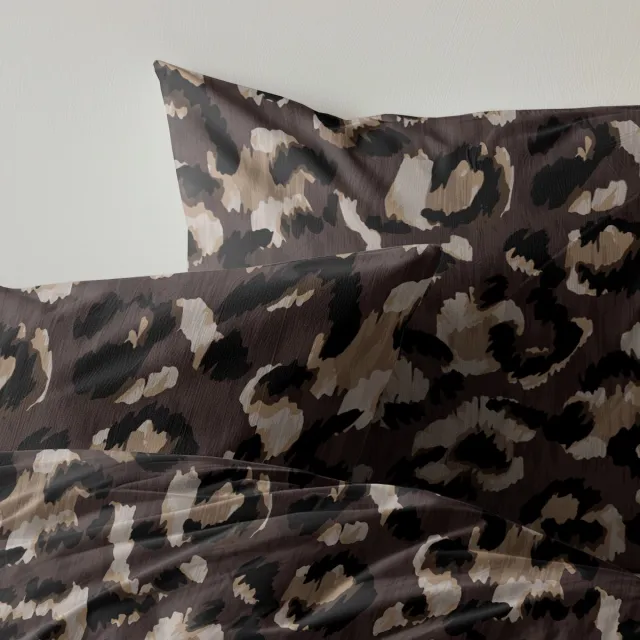 Zydante Dekbedovertrek Set - Dekbedhoes incl 2 kussenslopen - Sleep Sense - Flanel Phanter Wit