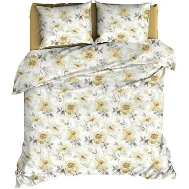 Satin D Or Satin d'Or Rafaella - Dekbedovertrek - Lits-jumeaux - 240x200/220 cm - Geel