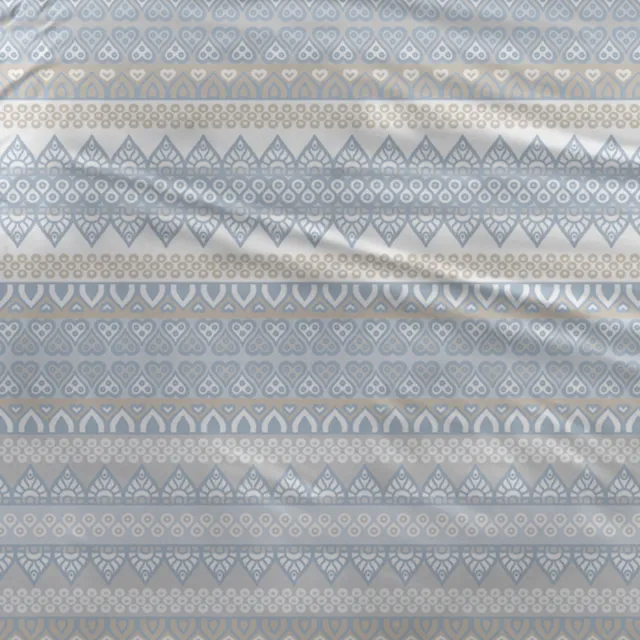 Sleepnight Dekbedovertrek Katoen Kristel - Blauw - 140 x 200/220 cm + 1 kussensloop - [Blauw]
