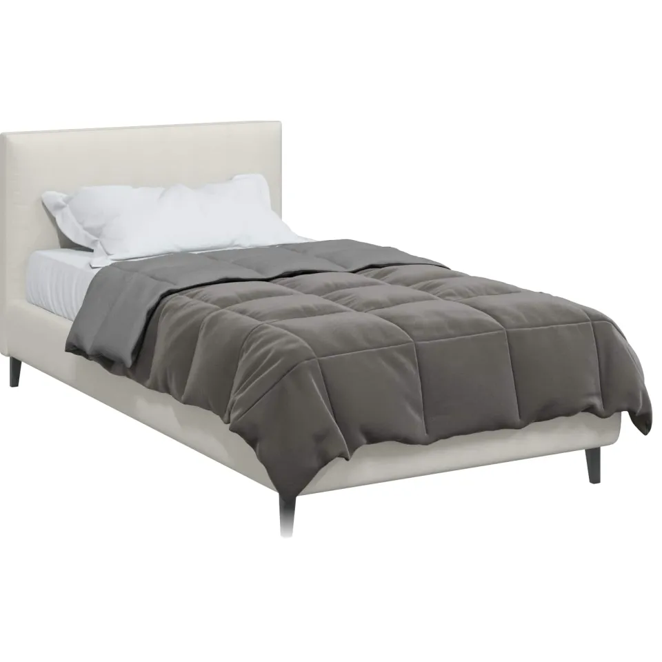 vidaXL Winter Dekbed 155 x 200 cm Winter Microfiber (100% polyester) lichtgrijs, foto 2
