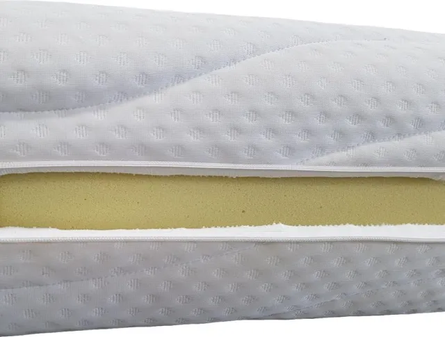 Bed4less Matrashoes Basic Met Rits - Anti Allergie - 180x200 - Dikte 20cm wit