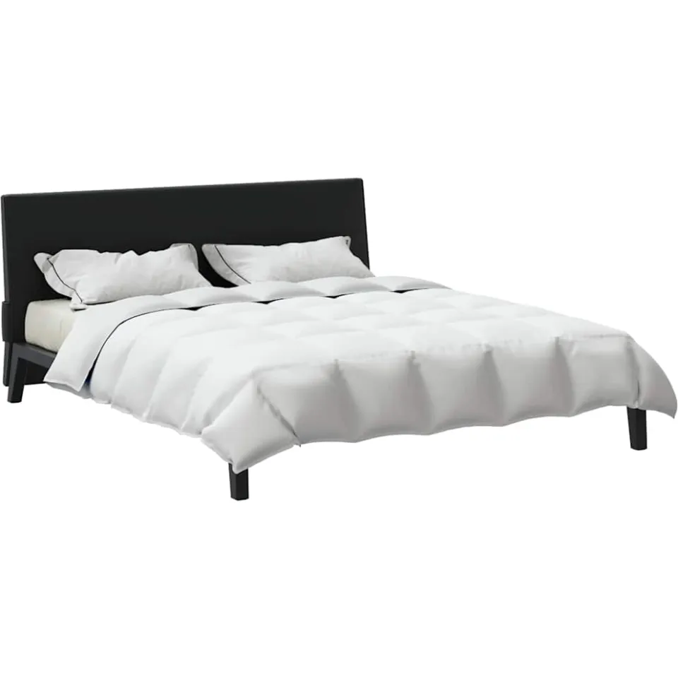 vidaXL Zomer Dekbed 240 x 220 cm Zomer Veren Wit Ademend, foto 3