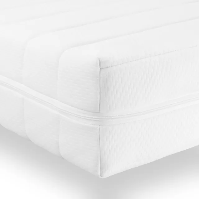 Zaansebedden Matrashoes Basic Met 3zijdige Rits - Anti Allergie - Dikte 20 cm 140x200 wit