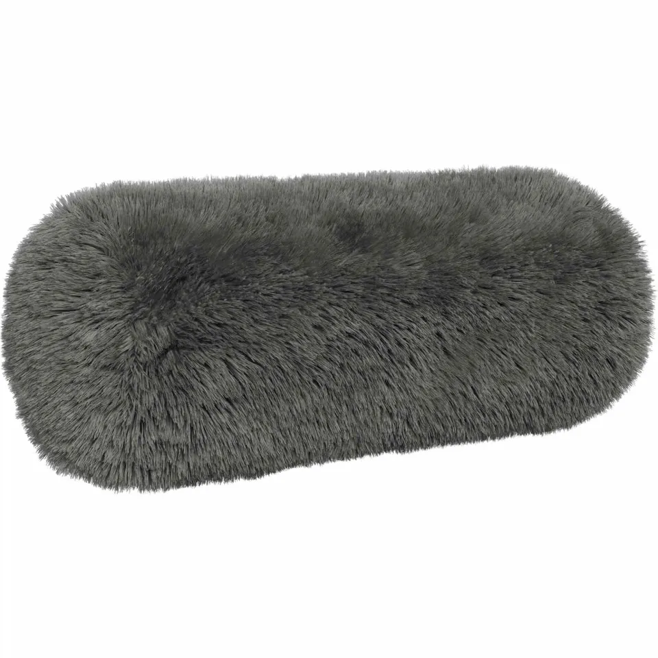 vidaXL Kussensloop 6 st HEERLEN Lichtgrijs Dia. 15 x 40 cm PV Fleece