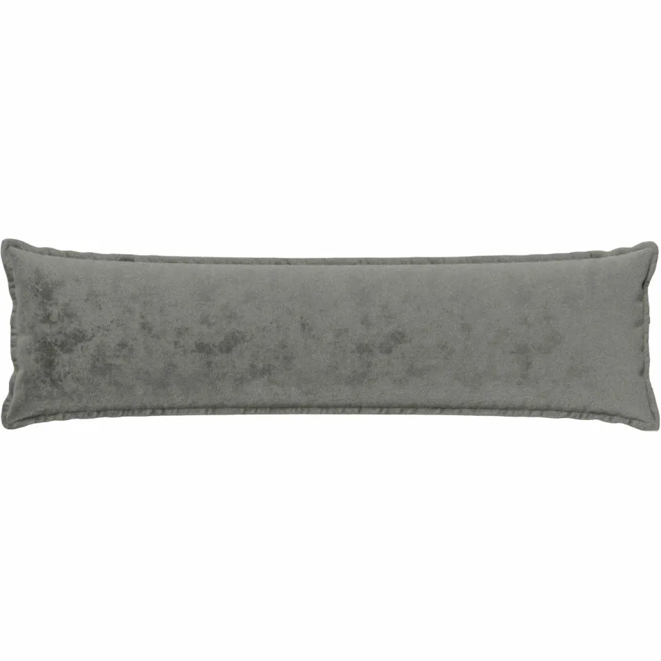 vidaXL Kussensloop 2 st HOUTEN Donkergrijs 40 x 145 cm Flanel