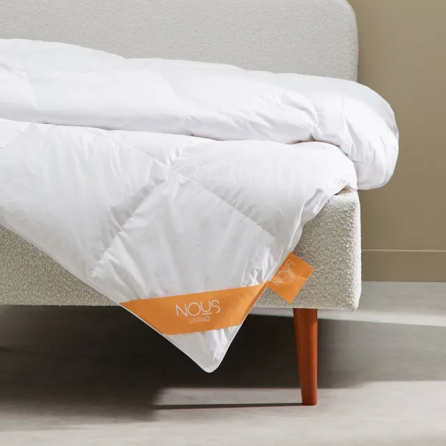NOUS Living enkeldekbed - 70% dons wit, foto 2