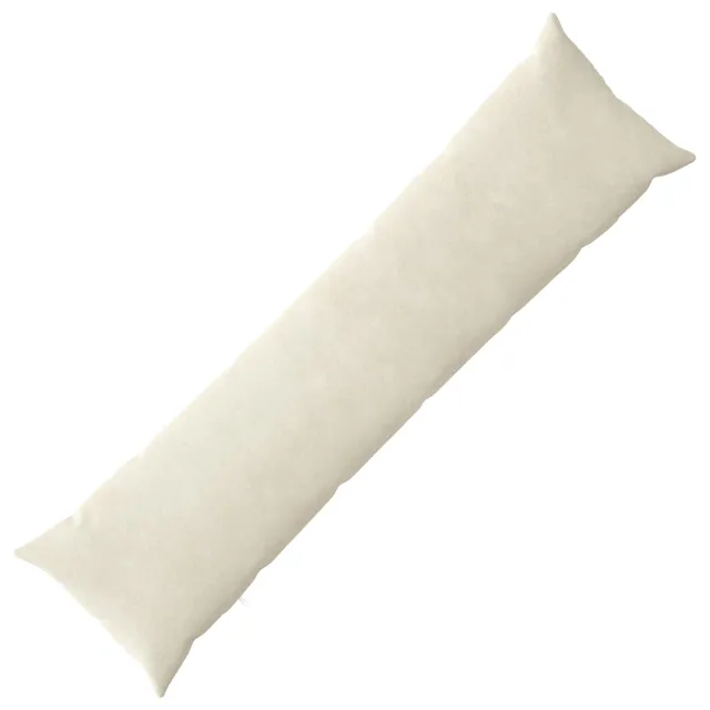 vidaXL Kussensloop HEERLEN Crèmekleurig 40 x 145 cm Microfiber Fleece