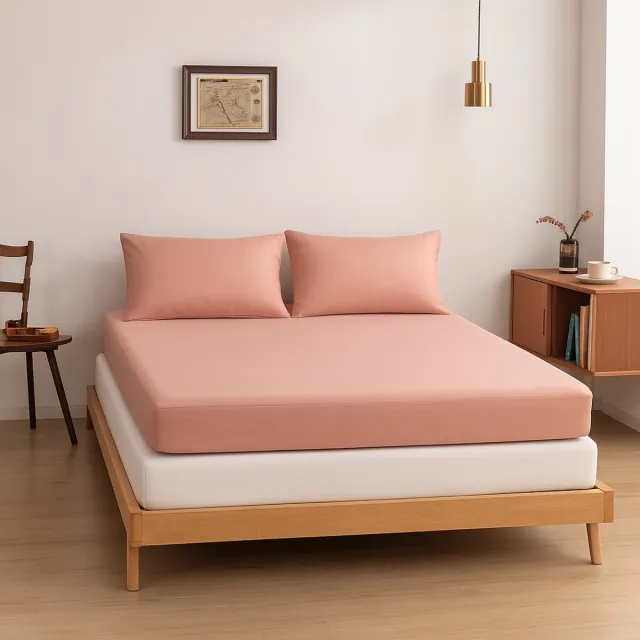 Boomba Bamboo Bamboe hoeslaken Cuddle Pink roze 140x200 cm – Topdekmatras hoeslaken, zacht, ademend & hypoallergeen | Boomba Bamboo®