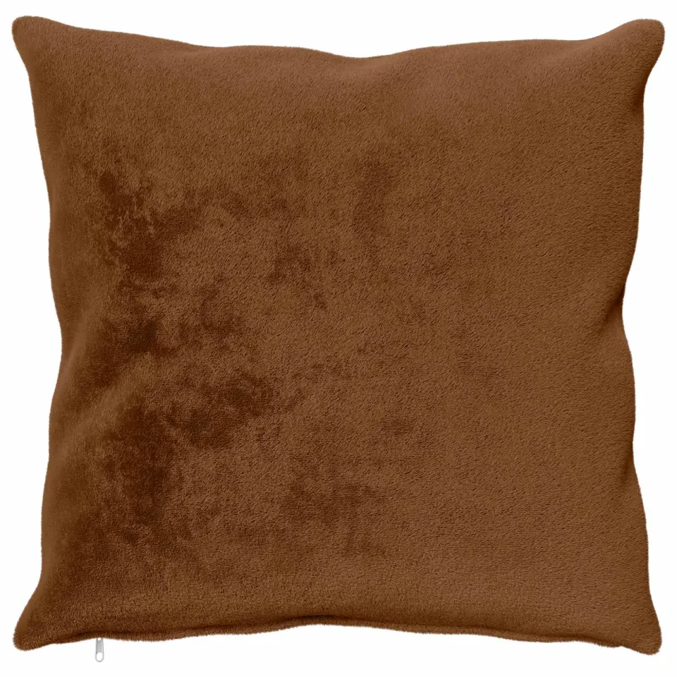 vidaXL Kussensloop 6 st HEERLEN Licht Bruin 55 x 55 cm Flanel