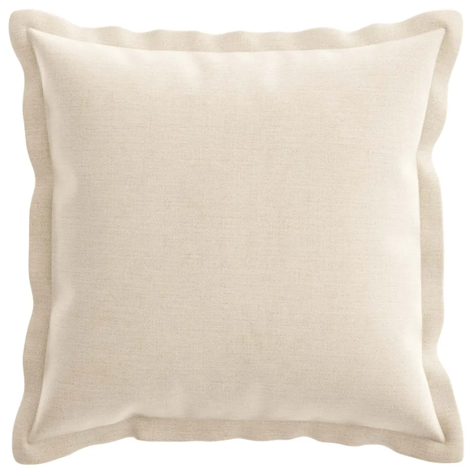 vidaXL Kussensloop 12 st HOUTEN Crèmekleurig 45 x 45 cm Chenille Stof