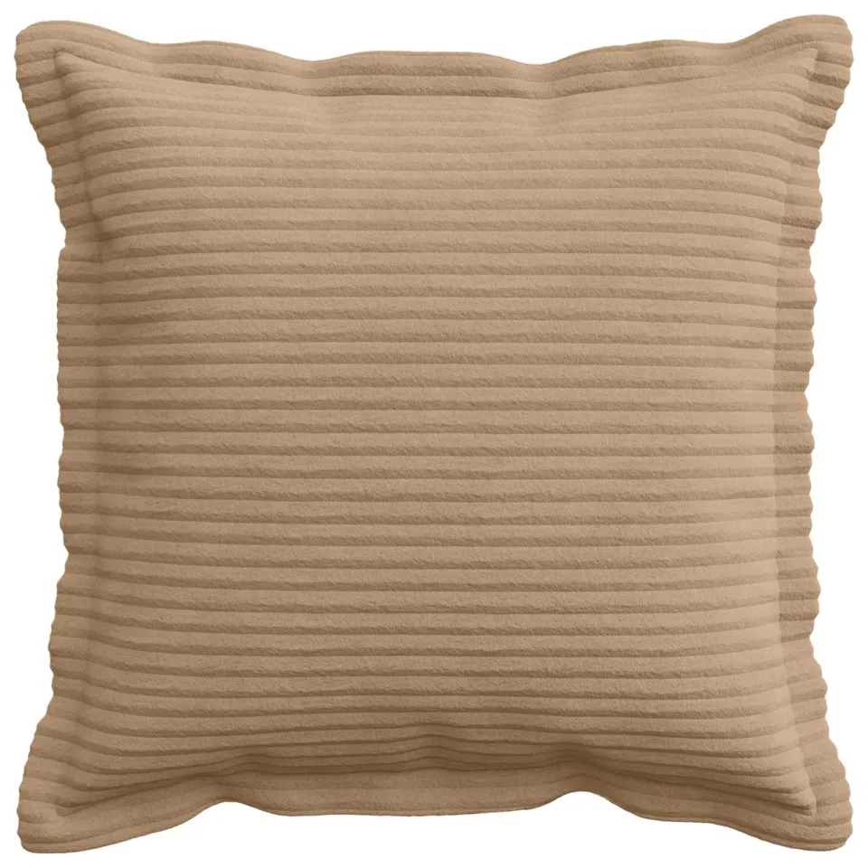 vidaXL Kussensloop 2 st HOUTEN Bruin 40 x 40 cm corduroy