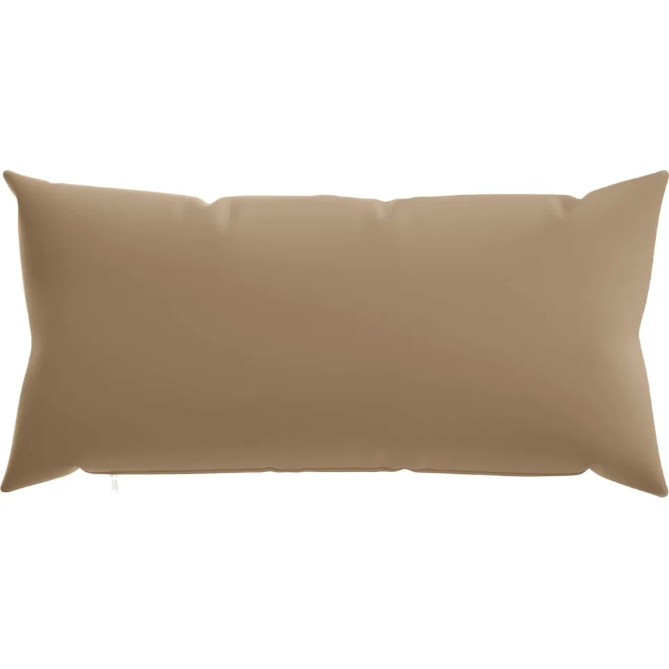 vidaXL Kussensloop 6 st HEERLEN Taupe 40 x 80 cm Polyester