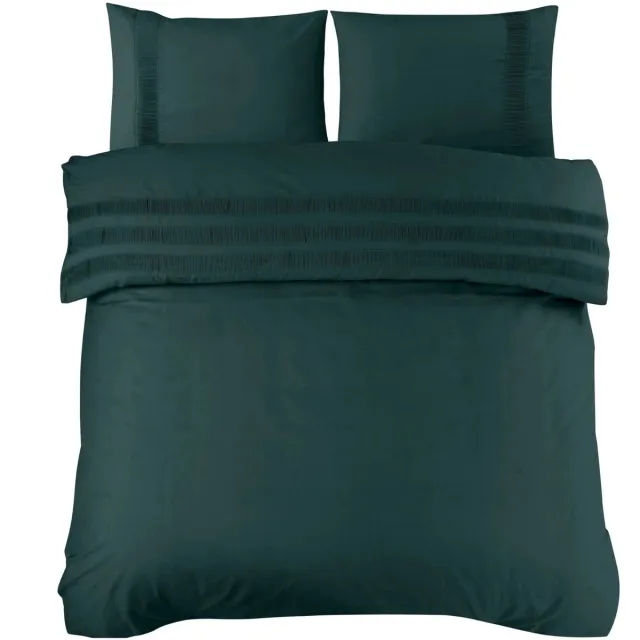 Droomtextiel Bali Dekbedovertrek Groen 240x200/220 - Hotel Line