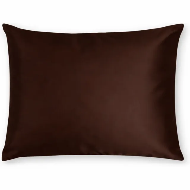 Silk Heaven Zijden kussensloop 50x70cm Midnight Cacao hotelsluiting - 22 Momme - 100% moerbeizijde - Silk Heaven - 50x70cm / Hotelsluiting Donkerbruin