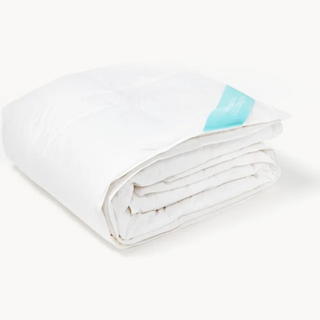 Westwing Collection Donzen dekbed Tibor, licht Wit