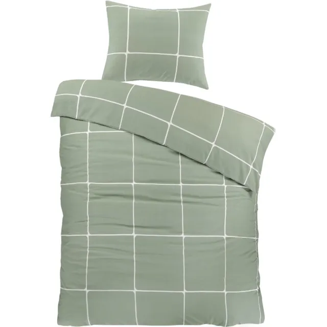 Day Dream Stan - Dekbedovertrek - Eenpersoons - 140x200/220 cm - Groen