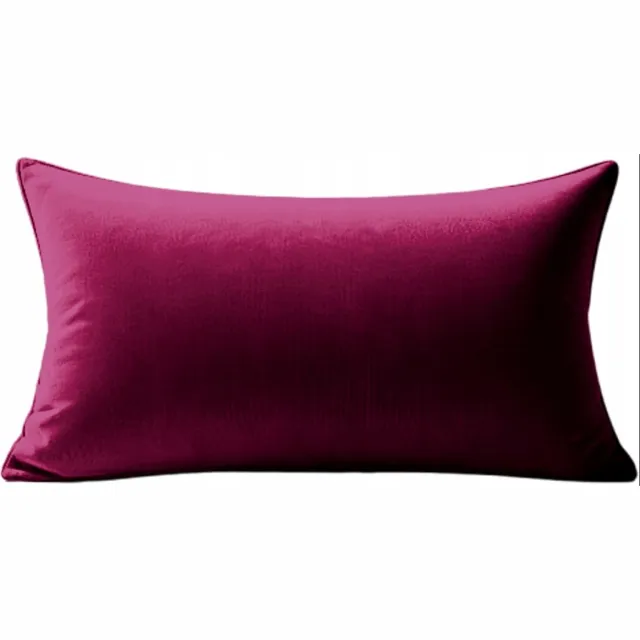MMO-EURO Martyna Opiełka Decoratieve Kussenhoes velours 60x40 cm - Wijnrood
