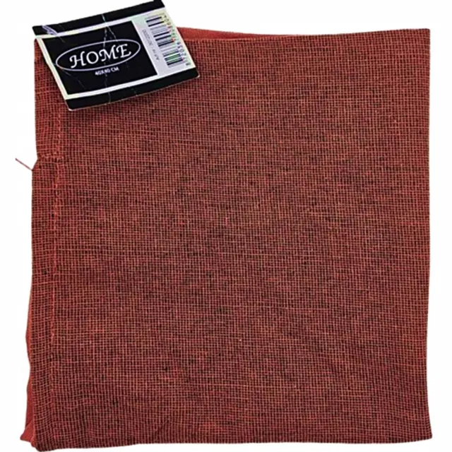 Home Decoratieve Kussensloop 40x40cm - 100% Katoen - Roestbruin