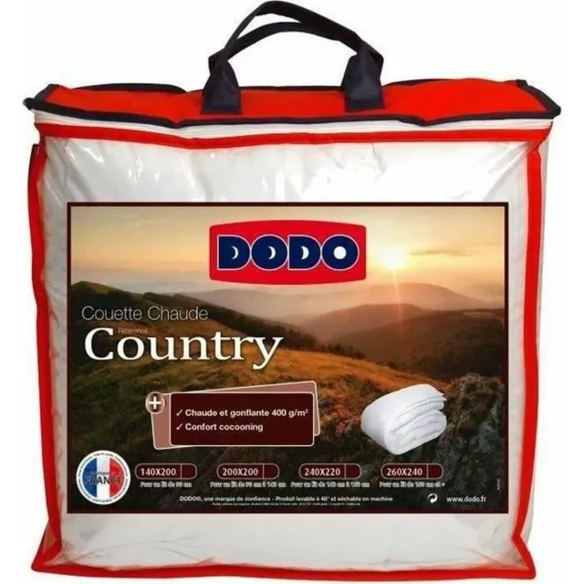 Dodo Dekbed DODO Country 400 g (240 x 260 cm) Wit