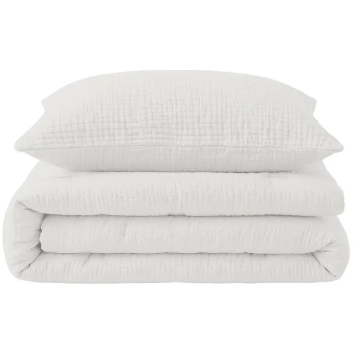Zensation Lazy all-in-one dekbed Mousseline - crème-wit, foto 3