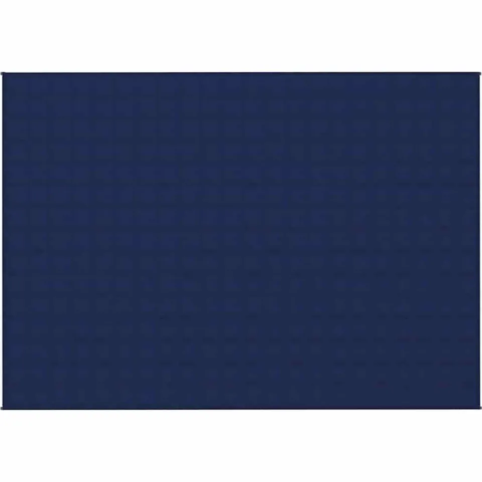 vidaXL Verzwaringsdeken 155x220 cm 11 kg stof blauw, foto 3