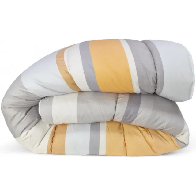 bedlin Dekbed bedrukt 240 x 220 cm - Dubbelzijdig - Zonderhoes - Yellowlines Multicolor