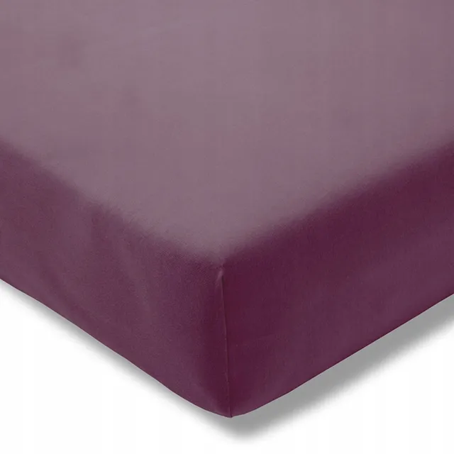 Estella Jersey Stretch Hoeslaken 200x200cm - Zacht & geschikt Paars tinten