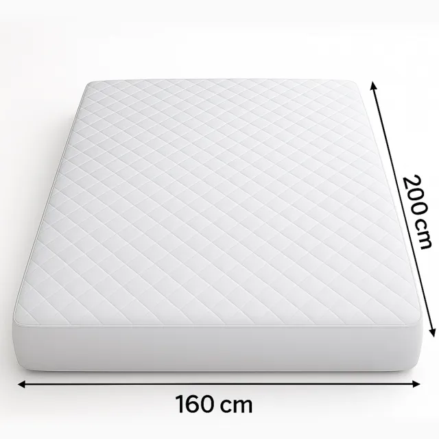 decoware Waterdichte Matrasbeschermer – 160x200 cm – Ademend & Anti-Allergisch – Beschermt tegen Vlekken en Huisstofmijt Wit