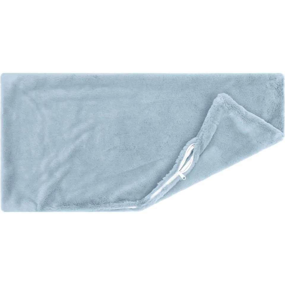 vidaXL Kussensloop 12 st HEERLEN Lichtblauw 40 x 80 cm blauw, foto 4