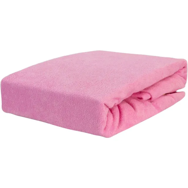 Lotte & Julius Incontinentie Hoeslaken - Badstof - 70 x 160 cm - Roze