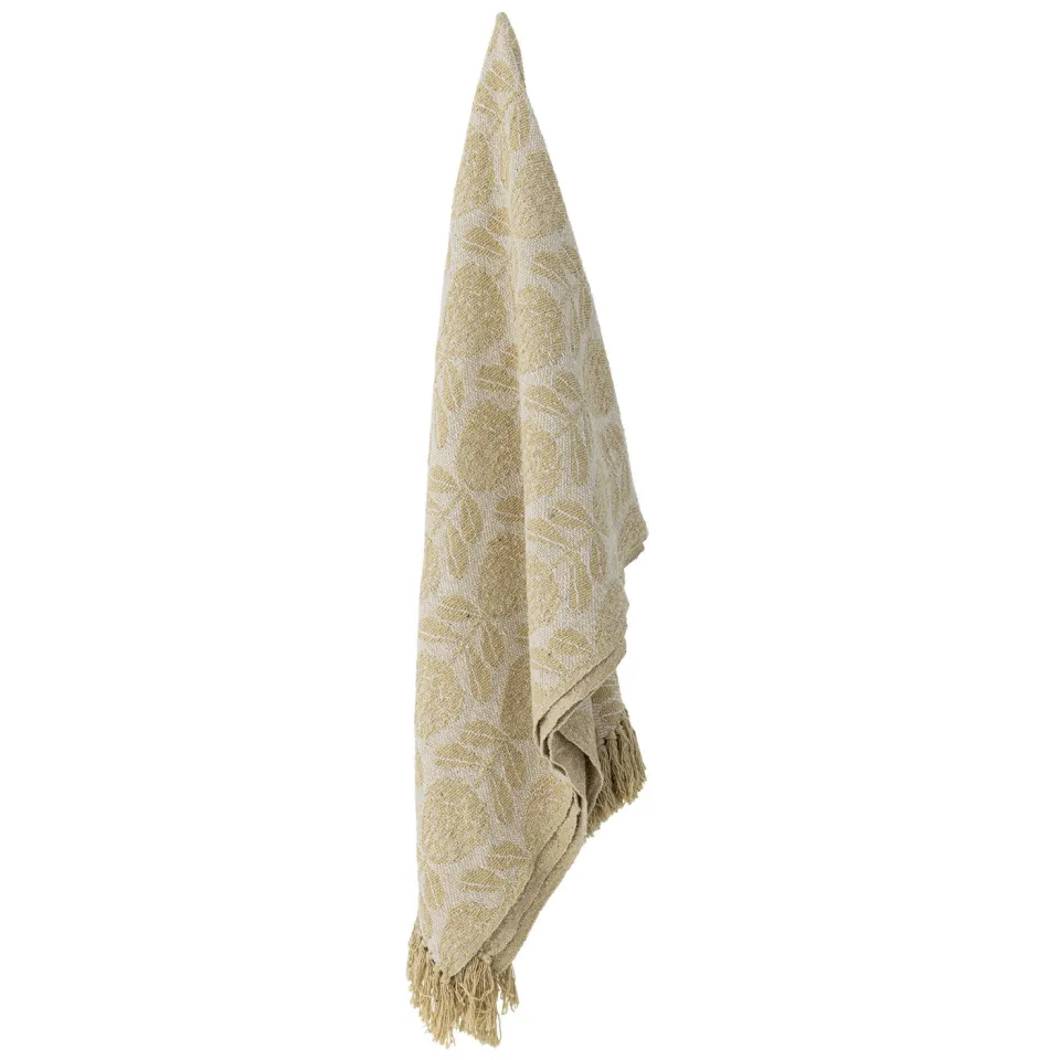 Bloomingville Pratello plaid geel, foto 2