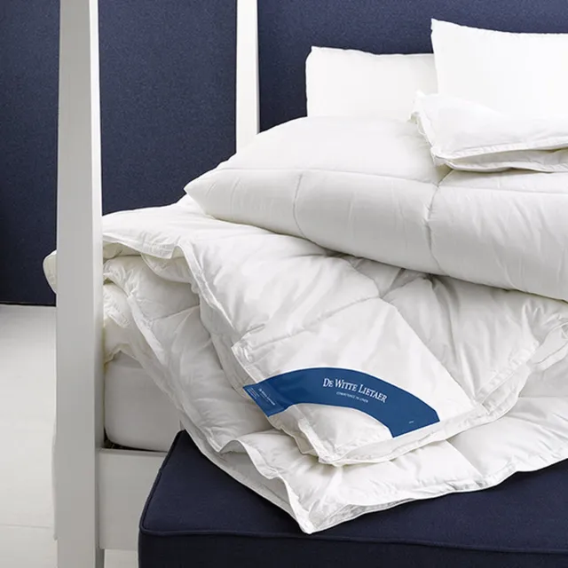 De Witte Lietaer Dekbed Ducky 4 Seasons - Lits Jumeaux - 240 x 220 cm - Donsvulling Wit